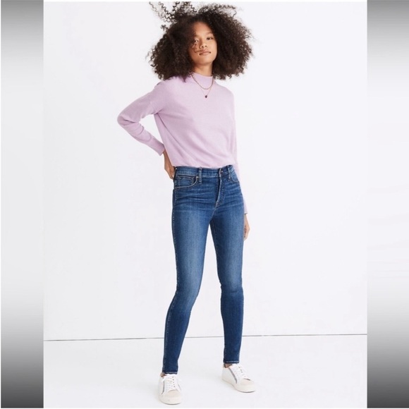 Madewell 10” High Rise Skinny Jeans in Bradshaw Wash 25 - Picture 1 of 15